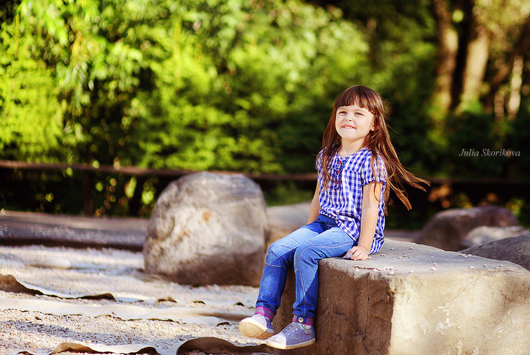 В Японском саду.