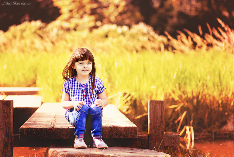 В Японском саду.