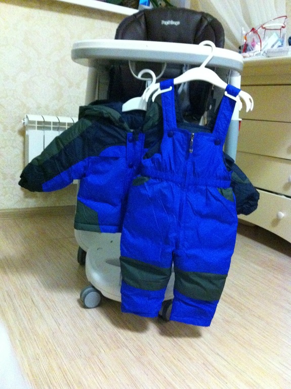 Зимний полукомбинезон moncler для мальчика