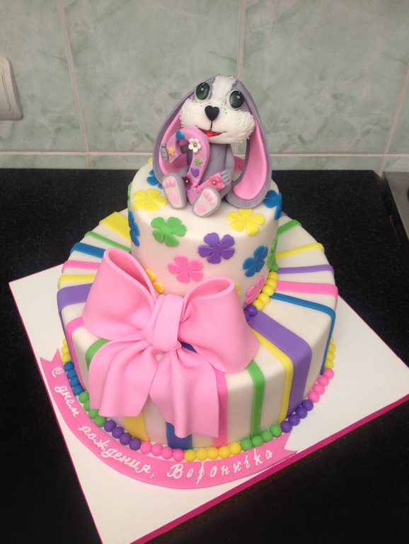 Торт с зайкой