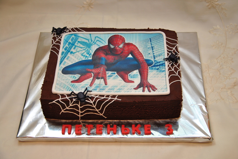 Человек-паук в креме