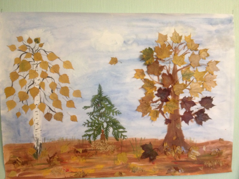 Поделка в детский сад из природных материалов