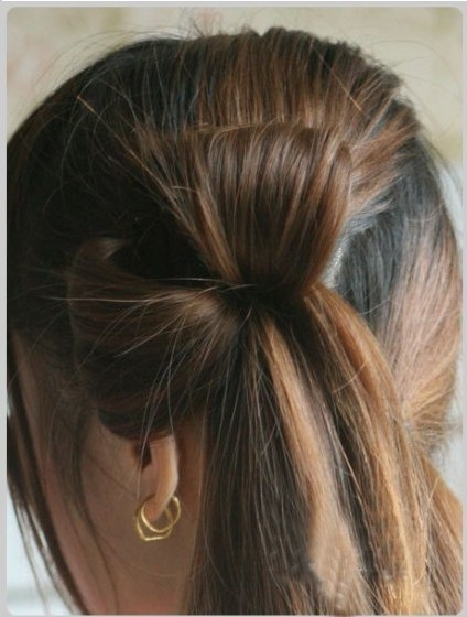 Ещё причесочка, простая, но интересная