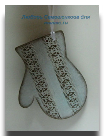 Новогодние подвески. Декупаж.