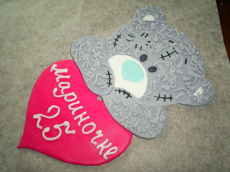 Аппликация из мастики (первая моя)