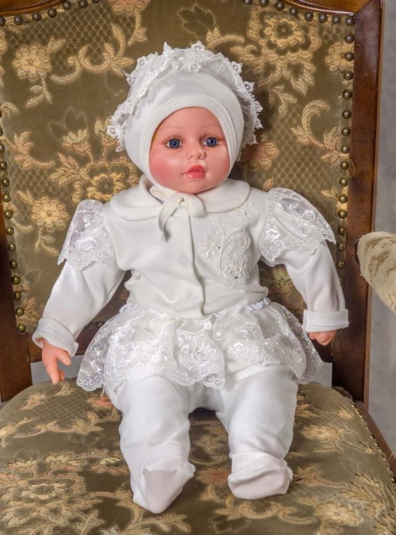 Набор трикотажный на выписку для новорождённого для девочки Артикул: 003-35 Мелкий опт : 545 руб