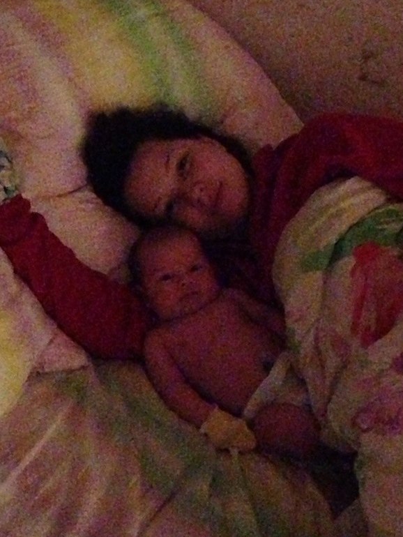 Моему сынуле месяц!