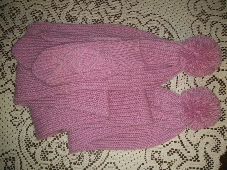 Шарф и варежки