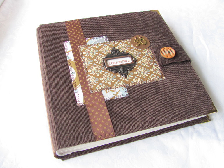 Мужской альбом на юбилей.