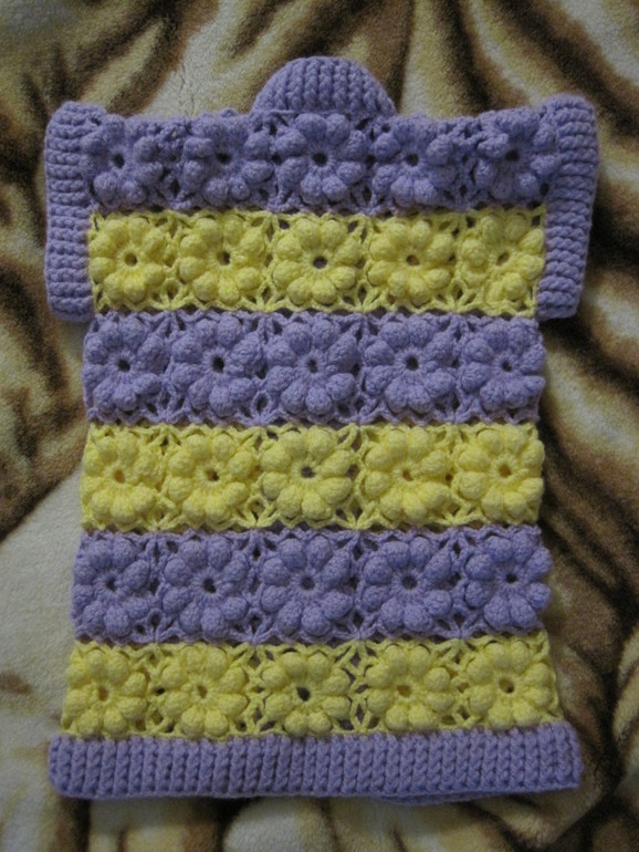 Жилетка в цветочек