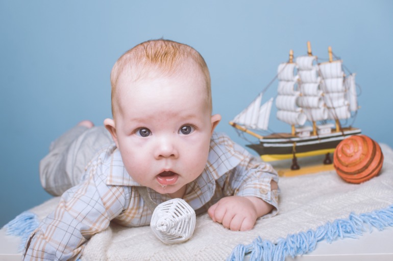 наша фотосессия в 4 месяца