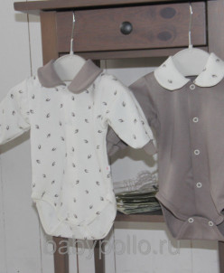 Боди / длинный рукав на кнопках (в комплекте 2шт.)