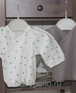 Распашонка на кнопках с запахом