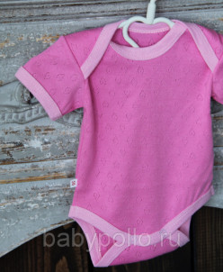 Боди из рибаны / короткий рукав