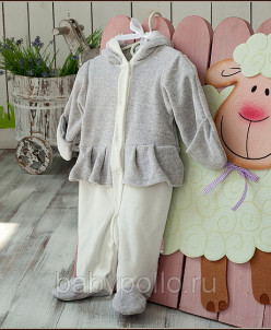 Велюровый комбинезон