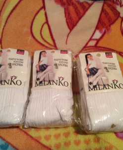 Колготы белые в наличии 140-152