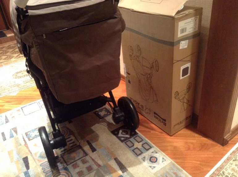 Мое чудо в перьях или покупка Britax b-agile + доработка подножки.