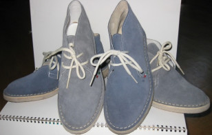 Итальянские замшевые полуботинки. Новые