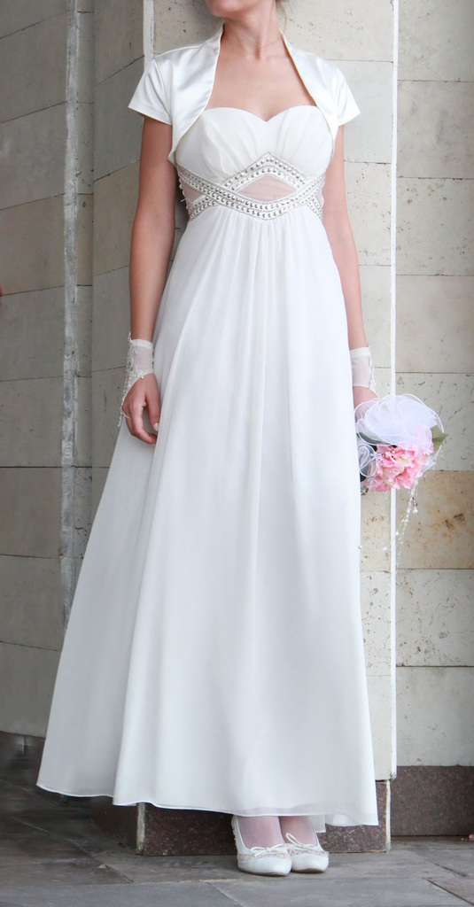 Платье белое в греческом стиле