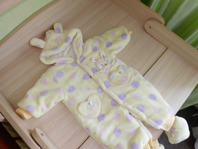 Демисезонный комбинезон с ушками, мягкий и уютный