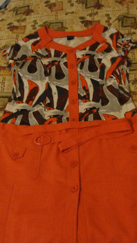 Платье летнее коралловое р.50-52