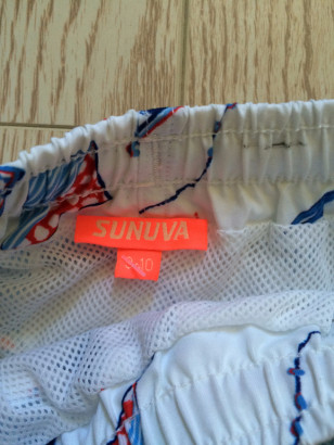 Sunuva новые пляжные шорты р 9-10