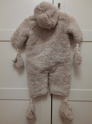 меховой комбинезон Vertbaudet