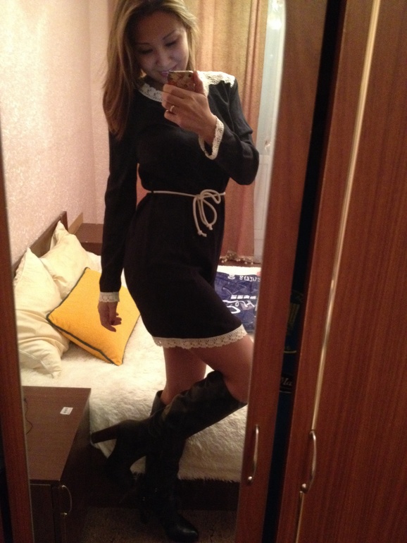 Ушла за сапогами)))