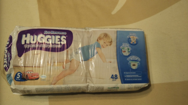 Huggies трусики для мальчиков 5 (13-17 кг)