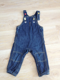 Джинсовый комбинезон, mothercare, 9-12 мес, 80 см