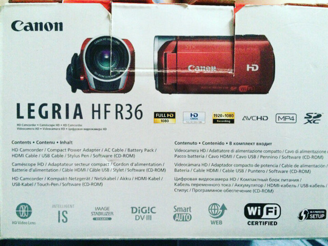 Canon Legria hf r36