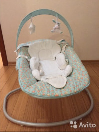 Шезлонг-качели Happy Baby