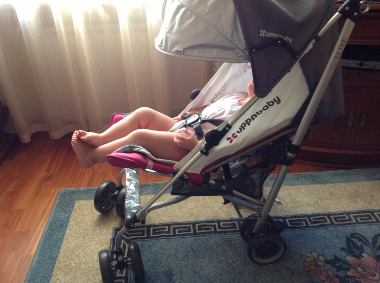 Наша новенькая  uppababy  g- luxe!! Розово- фиолетовая .