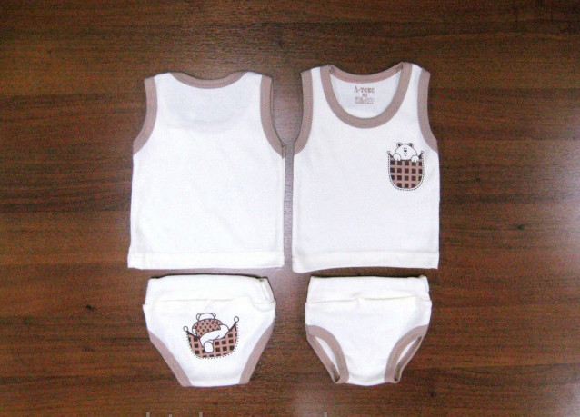 комплект майка+трусики для мальчика. пр-во Россия.