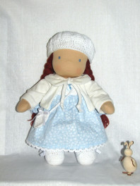 Вальдорфская кукла ручной работы Лерочка, 36 см
