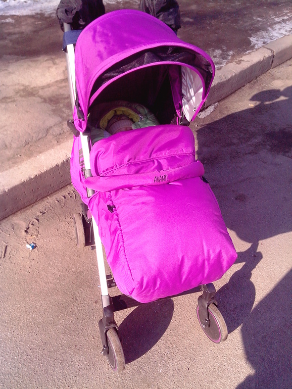 Коляска Avanti Juniors в цвете purple