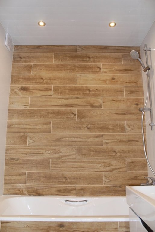 Ванна комната с плиткой под дерево — 16 ответов | форум Babyblog