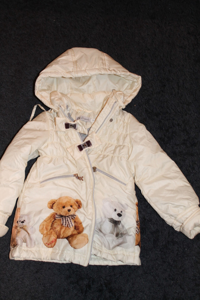 Куртка весна-осень  с мишками