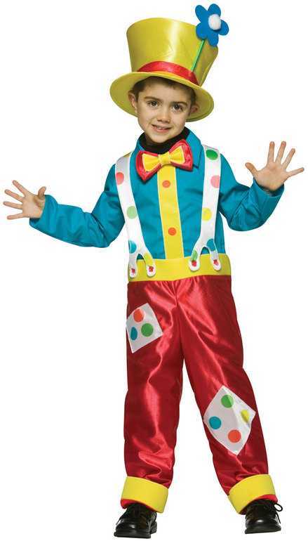 BABY FUNNY BOY CLOWN COSTUME 3T