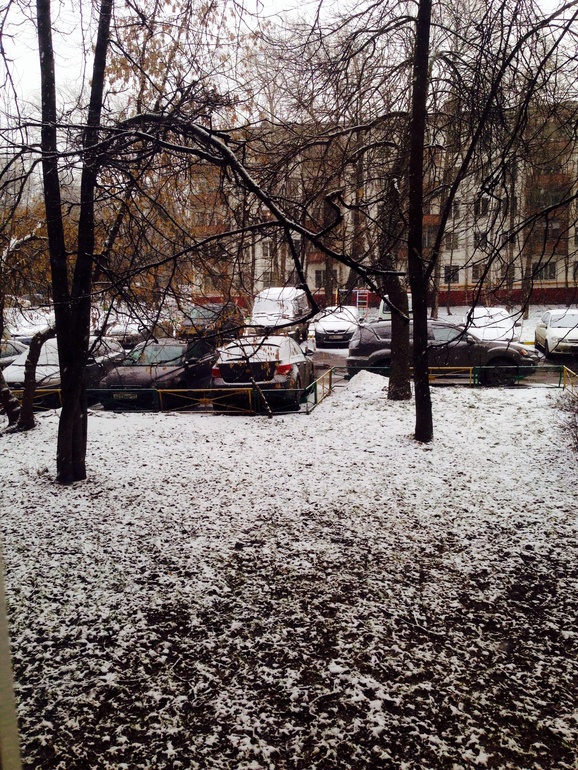 Снегопад!)))