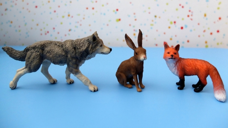 Фигурки животных: Gulliver Collecta, Schleich и Papo - сравнение того, что у нас есть.