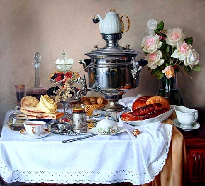 У самовара...)))
