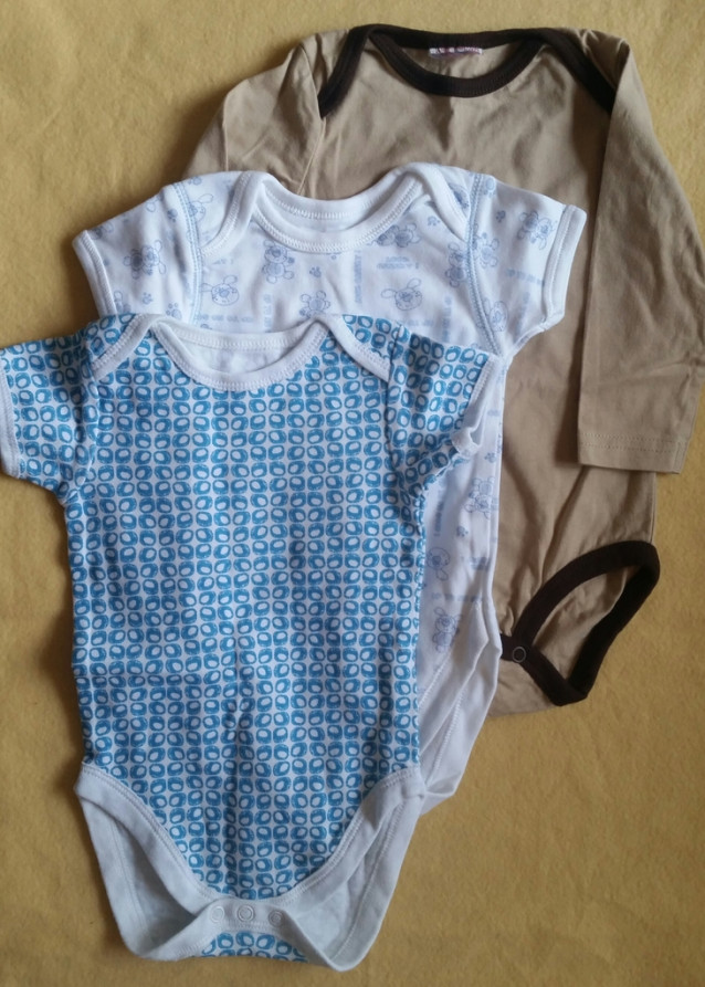 Комплект Боди 3 шт, размер 68-74