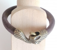 Браслет кожаный