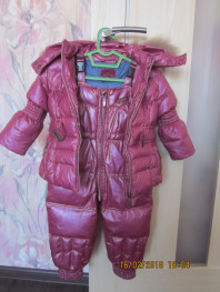 Зимний комплект Baby A раз. 92 см. Пух. Цена 2500.
