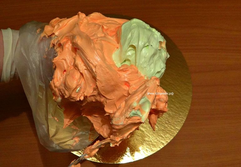 МК по использованию насадки для тюльпанов из крема.