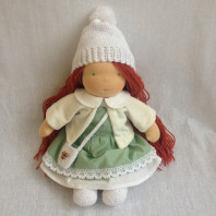 Вальдорфская кукла Лизонька, 34 см