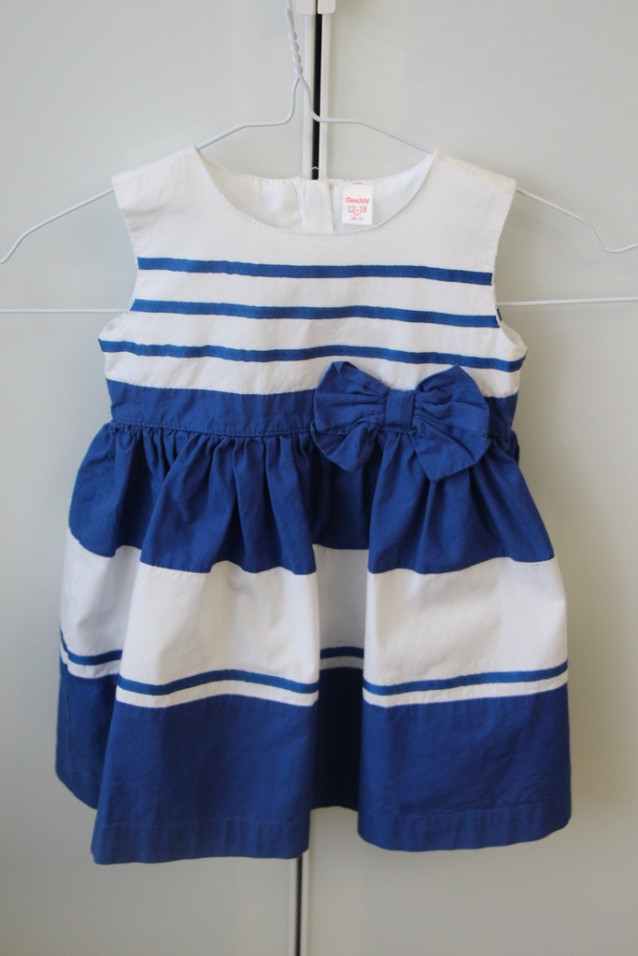 платье gee jay 12-18 мес