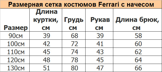 Спортивный костюм Ferrari с легким начесом светло-серый