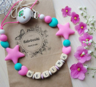 Именной держатель для соски